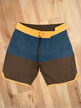 KAVU Men's Land Or Sea Board Shorts, Size Large